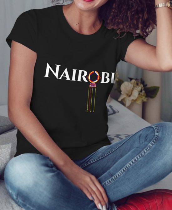 Nairobi-Orn-T-Shirt-Ladies-Black-min