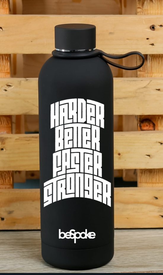 Harder-Water-Bottle-Black