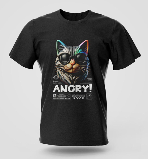 Angry Street Wear T-Shirt Hauz of Merch Kenya