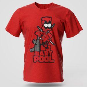 Bartpool comic graphic T-shirt in cotton, playful streetwear design, popular in Nairobi and Kenya fashion.