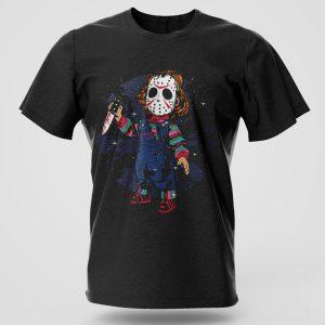 Chucky comic graphic T-shirt in high quality cotton with comic-style print, Nairobi and Kenya streetwear fashion.