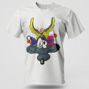 Coyote comic graphic T-shirt in high quality cotton with comic-inspired print, Nairobi and Kenya streetwear fashion.