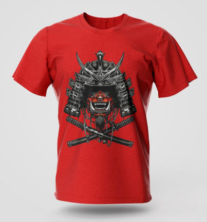 Ghost Samurai comic graphic T-shirt in premium breathable cotton with long lasting print, Nairobi and Kenya streetwear fashion.