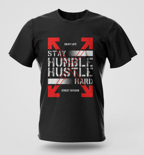 Stay Humble street wear graphic T-shirt in high quality cotton with long lasting graphic print, Nairobi and Kenya street fashion.