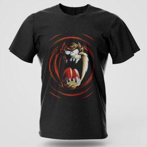 Tazmania comic graphic T-shirt in soft cotton fabric with long lasting print, Nairobi and Kenya streetwear fashion.