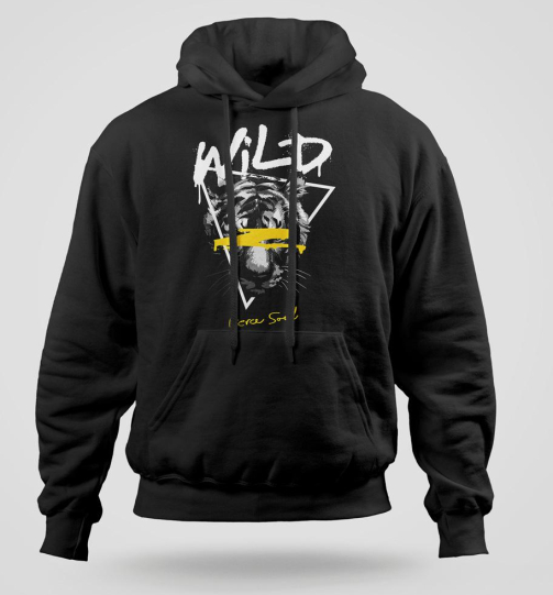 Wild Fierce Soul street wear graphic hoodie in good quality heavy cotton with long lasting graphic print, Nairobi and Kenya fashion.