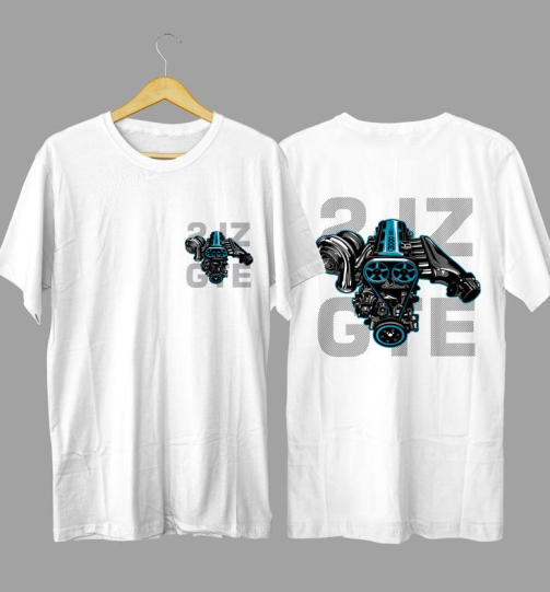 2JZ Legend automotive graphic T-shirt in high quality cotton with long lasting graphic print, tuner culture apparel and car enthusiast fashion for Nairobi and Kenya.
