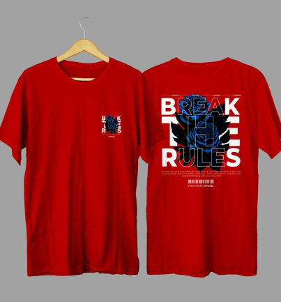 Break The Rules street wear graphic T-shirt in high quality cotton with long lasting print, Nairobi and Kenya streetwear fashion.