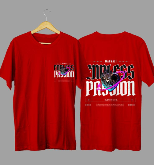 Endless Passion streetwear graphic T-shirt in high quality cotton with long lasting graphic print, urban fashion and street style apparel for Nairobi and Kenya.