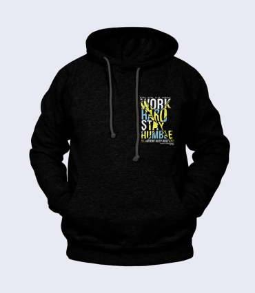 Work Hard Stay Humble street wear graphic hoodie in good quality heavy cotton with long lasting graphic print, Nairobi and Kenya fashion.